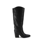 Carvela Womens Leather Reign Boots - Black material_Leather - Size UK 4