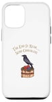 Coque pour iPhone 12/12 Pro Funny The End is near, Send Chocolate Design