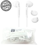 KIT OREILLETTE EARPOD SAMSUNG BLANC GALAXY S6 / S6 EDGE + Plus NOTE 4 5 ORIGINAL