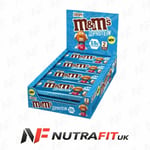 M&M's CRISPY HI PROTEIN BARS milk chocolate nougat 12 x 52g box