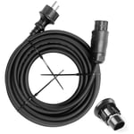 Ahlsen - Cable Micro Onduleur 3M, Betteri BC01 Câble De Raccordement Réseau vers Prise Schuko, Cordon dalimentation en Caoutchouc pour Micro-onduleur