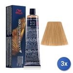 3x Wella Koleston Perfect Me+ Deep Browns 9/73 60ml