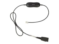 Jabra Gn1216 - Headset-Kabel - Snabburkoppling Kontakt Till Rj-9 Hane - 80 Cm - För Avaya One-X Deskphone Edition 96Xx  Jabra Gn 2000, Gn2000  Biz 2400, 2400 3In1, Gn2000