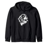 Cavalier King Charles Spaniel Zip Hoodie