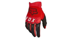 Gants fox dirtpaw rouge fluo