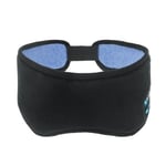 Sleep Wireless 5.0 Bluetooth hörlurar Ögonmask Musik Resor Sovhörlurar Handsfree Sovmask Black