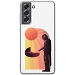 ERT GROUP Coque de téléphone Portable pour Samsung S21 FE Original et sous Licence Officielle Star Wars Motif Baby Yoda 031 Parfaitement adapté à la Forme du téléphone Portable, Coque en TPU