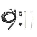 AN100 USB Endoscope 8mm 3 In 1 Endoscope Industrial Borescope HD Kamera Yhteensopiva Puhelimet Tabletit Tietokoneet