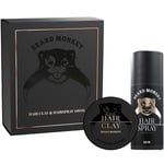 Beard Monkey Giftset Hair Clay and Hairspray (100ml)