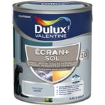 Ecran+ Sol - Peinture solvantée pour sols Intérieur et Extérieur - Ciment, béton, dalles, parquets et escaliers - Satin Gris Clair 2,5 l Dulux