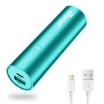 BONAI Portable Phone Charger, 5800mAh Power Bank External Backup Battery Pack Compatible with iPhone, iPad, iPod, Samsung, Huawei and More- Mint (Charging Cable Included)