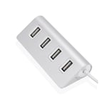 Mini 4-portars USB 2.0-hubb Splitter Höghastighetsströmadapter USB-splitter för bärbar dator stationär dator