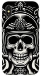 Coque pour iPhone X/XS Style Biker Vintage - Moto Skull Legend