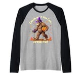 Thanksgiving Catch Me If You Can After Pie Raglan Baseball Tee