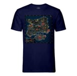 T-Shirt Homme Col Rond Pubg Map Playerunknown's Battlegrounds Gamer