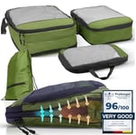 Compression Packing Cubes for Suitcases - Travel and Cruise Essentials, Organiser Bags, Packing Cubes for Travel - Packing Cubes Compression Set - Packing Cubes for Suitcases Compression Cubes