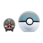 Pokémon Figur og Pokéball-Sett - Lechonk & Heavy Ball