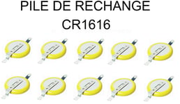 Lot 10 Piles Batterie De Rechange Cr1616 Pour Pokemon Rouge, Bleu, Jaune-Game Boy