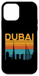 Coque pour iPhone 12 mini Dubaï Emirats Arabes Unis Skyline City Retro Arabes Emirats Architecture