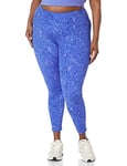 Amazon Essentials Legging de sport long à taille mi-haute modelant (existe en grandes tailles) Femme, Multicolore Marbre, XL Grande taille