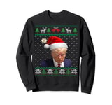 Official Donald Trump Mug Shot Ugly Christmas Sweatshirt