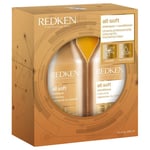 Redken Torrt hår All Soft Presentförpackning Schampo 300 ml + Balsam 300 ml 300 ml (1.703,00 kr / 1 l)