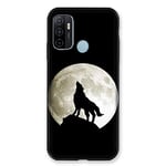 Coque pour Oppo A53 / A53S Loup Noir