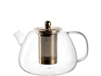 Leonardo Tè Per Te, Enklel Tekanna, 1500 Ml, Transparent, Glas, Infuser-Filter, 150 Mm