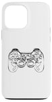 Coque pour iPhone 13 Pro Max Contrôleur de jeu pour garçons Sketch Game Console Jeux