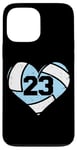 iPhone 13 Pro Max Volleyball Number 23 Jersey Funny Volleyball Heart Game Day Case