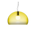 Kartell - FL/Y Suspension 9030, Transparent Yellow, Incl. LED 15W E27 - Pendellamper - Ferruccio Laviani - Gjennomsiktig,Gul