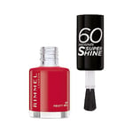 Rimmel - Vernis à ongles 60 Seconds Super Shine - 313 Feisty Red