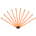 Fastening Hook and Loop Cable Tie 28 Inch x 13/16 Inch Reusable Orange 10Pcs