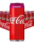 12 stk Coca Cola Cherry 330 ml - Helt Brett