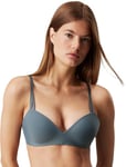 Calvin Klein Soutien-Gorge Balconnet Femme Lift Stretch, Gris (Blue Performance), 95D