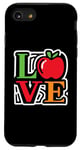 Coque pour iPhone SE (2020) / 7 / 8 Apple Love - Amateur de fruits de pomme coloré vintage