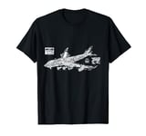 747 Jet Aircraft Jumbo Queen Of The Skies Blueprint T-Shirt T-Shirt