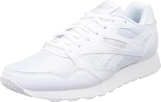 Reebok Femme Court Advance Bold High Sneaker, FTWWHT/STEFOG/CITGLO, 40.5 EU