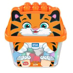 Mega Blocks Bloks Animal Bucket Orange