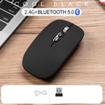 Souris Bluetooth sans fil aste,souris de jeu muette,adaptée pour Surface Pro 9,Pro 8,7,6,5,4/3,Pro X,tablette,ordinateur portable,PC - Type Dual mode Black