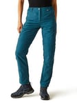 Regatta Womens Chaska Zip Off Trousers 2 - Blue, Blue, Size 18, Women