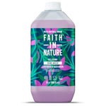 Faith In Nature Natural Lavender and Geranium Liquid Hand Wash, Relaxing, Vegan and Cruelty Free, No SLS or Parabens, 5 L Refill Pack