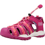 Geox Fille J Borealis Girl Sandal, Rose, 32 EU