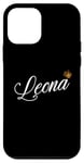 Coque pour iPhone 12 mini Leona Custom Name - Leona for Women Kids Toddlers