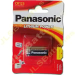 12 x Panasonic CR123 LITHIUM Photo Batteries CR123A , 123