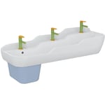 Vitra - Lavabo pour enfant Sento Kids 125 cm 3 hauteurs avec trop-plein