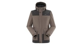 Veste impermeable lafuma ecoleaf homme brun