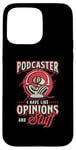 iPhone 15 Pro Max Podcaster I Have Like Opinions Podcast Microphone Podcasting Case