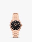 Michael Kors Lennox Sunray Dial Bracelet Strap Watch