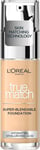 L'Oreal Paris True Match Liquid Foundation, Skincare Infused with Hyaluronic Aci